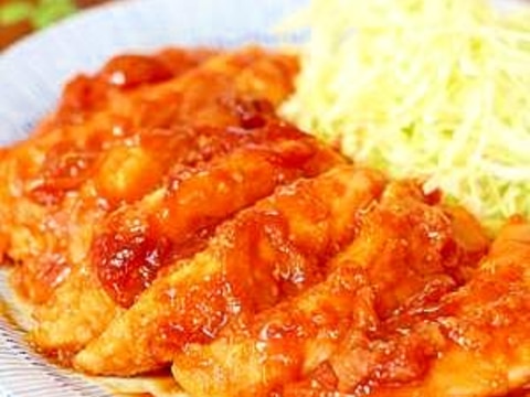 この柔らかさは衝撃!!ささみのケチャップ煮